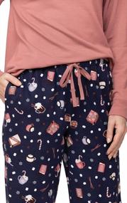 img 1 attached to PajamaGram Womens Pajama Sets Flannel - Women'S Sleepwear