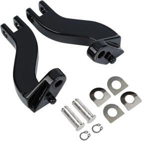 img 1 attached to 🏍️ Ultimate Rear Foot Peg Mount Kits for Harley Electra Street Glide Road King 1993-2022 - TCMT 10mm