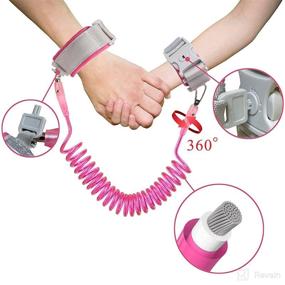 img 2 attached to 🦋 Toddler Kids Leash Plush Butterfly Harness Wrist Leashes – Keep Your Child Safe during Walks (Pink)