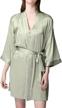 luxurious wadayuyu 2-piece silk satin robe set for women - perfect bridesmaid & loungewear gift! logo
