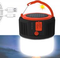 iztor кемпинговый фонарь портативный светодиодный фонарь для палатки многофункциональный водонепроницаемый кемпинговый фонарь солнечная батарея и зарядка от usb ультраяркий для кемпинга 5 режимов освещения логотип