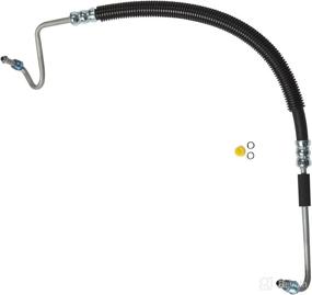 img 3 attached to 🔧 Edelmann 92082 Power Steering Pressure Hose: High-Quality Replacement for - 2012-2000 GM; Suburban, Yukon, 2007-2003 Hummer H2, 2006-2002 Avalanche, 2000-1999 GM; Silverado, Sierra; Ensure Efficient Hydroboost Performance, Sleek Black Design