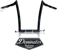 upgraded gloss black 14 inch rise pre-wired meathook monkey ape 🏍️ hanger handlebars, 1 1/4 inch diameter, ideal for 2015-2022 harley road glide motorcycles логотип