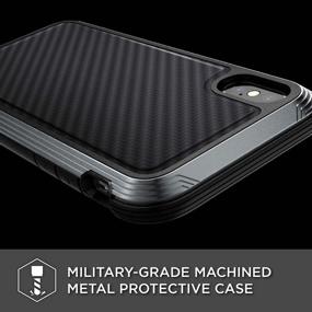 img 3 attached to X-Doria Defense Lux IPhone X Case - Military Grade Drop Protection In Sleek Black Carbon Fiber Design