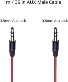 img 2 attached to 🔊 Enhance Your BMW Audio with Keple's Aux Input Mounting Kit - 3.5mm Male Aux Cable 1m Included for E46 320i/320ci/320cic/323i/323ci/323cic/325i/325ci/325cic/328i/328ci/32