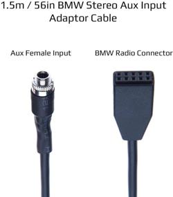 img 3 attached to 🔊 Enhance Your BMW Audio with Keple's Aux Input Mounting Kit - 3.5mm Male Aux Cable 1m Included for E46 320i/320ci/320cic/323i/323ci/323cic/325i/325ci/325cic/328i/328ci/32