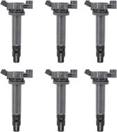 🔥 enhance your engine performance with newyall pack of 6 ignition coils логотип