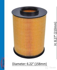 img 3 attached to 🔍 POTAUTO MAP 6008 (CA11114) Air Filter Replacement for FORD ESCAPE FOCUS TRANSIT CONNECT, LINCOLN MKC - Improved SEO