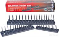 hansen global socket tray set - 1/4 inch, 3/8 inch, 1/2 inch logo