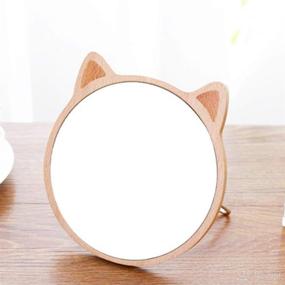 img 1 attached to 💄 Enhance Your Bathroom Décor with the TBWHL Desktop Mirror Tabletop Bathroom