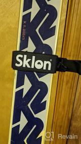 img 5 attached to Крепления для лыжных ремней Sklon - Резиновый держатель из 2 упаковок - Надежная транспортировка лыж - Поставляется с защелками для удобного хранения - Лыжные аксессуары отлично подходят для переноски лыжного снаряжения - мужчин, женщин и детей