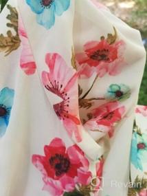 img 5 attached to Women'S Sheer Chiffon Floral Kimono Cardigan For Loose Fashion Statement By PINKMSTYLE