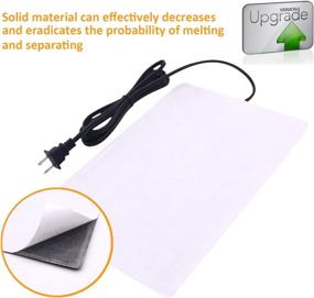 img 2 attached to 🦎 Aiicioo Reptile Heat Mat - 2Pack Under Tank Heater for Bearded Dragon Lizard - 24 Watt Reptile Heat Pad