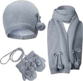 img 1 attached to Vivobiniya Toddler Lovely 0 4Years 16 5 18 8In Girls' Accessories in Cold Weather