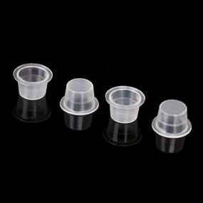 img 1 attached to CINRA Tattoo Ink Caps Cups, 300Pcs Mixed Sizes Tattoo Ink Cups Caps #9 Small #13 Medium #16 Large Size Pigment Caps Microblading Ink Cups For Tattoo Pigment Ink Tattoo Machine Kits Supplies (300PCS)