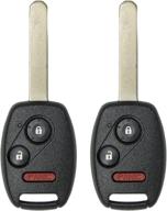 🔑 3 button keyless entry remote car key replacement pack for keyless2go vehicles - cwtwb1u545 compatible (2 pack) логотип