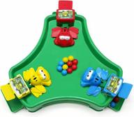 hungry frogs board game for kids ages 3 and up - quick reflexes pre-school game for 2 to 3 players logo