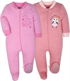 img 4 attached to Cuddle Up Your Little One With Trendy Cotton Footed Pajamas - Perfect For Boys And Girls!