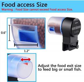 img 1 attached to Aquarium Everyday Fish Feeder With Automatic Mode And Manual Mode