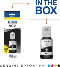 img 2 attached to Ultra-High Capacity EPSON T502 EcoTank Ink Bottle In Black (T502120-S) - Compatible With Selected Epson EcoTank Printers