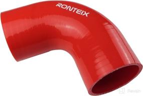 img 2 attached to RONTEIX 90 Degree Elbow Silicone Hose Coupler For Radiator Intake Pipe Intercooler(2&#39