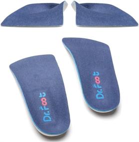 img 3 attached to Dr. Foot'S 3/4 Length Orthotics Insoles With Self Adhesive For Correct Flat Feet, Fallen Arches, Over-Pronation, Plantar Fasciitis, Heel Spurs, Bunions -1 Pair (M- W9-10.5 M7.5-9)