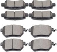 scitoo ceramic brake pads kits - 8 piece set for 2003-2005 infiniti fx35, fx45, 2005-2006 nissan altima, 2004-2008 nissan maxima, 2003-2007, 2009-2012 nissan murano логотип