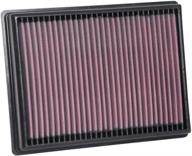 🔍 k&amp;n engine air filter 33-3131: high performance, premium, washable replacement filter for 2018-2020 ford escape and focus iv логотип