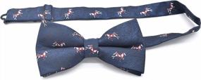 img 2 attached to Handmade Men'S Bow Ties - Adjustable Pre-Tied Fun Patterns By Carahere!