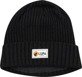 img 1 attached to Lupa Canadian Made Extreme Fleece Lined Beanie Girls' Accessories ~ Cold Weather