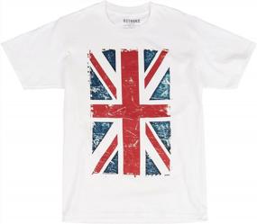 img 2 attached to Vintage British Flag Graphic T-Shirt By Retreez - Union Jack UK Britain Tee
