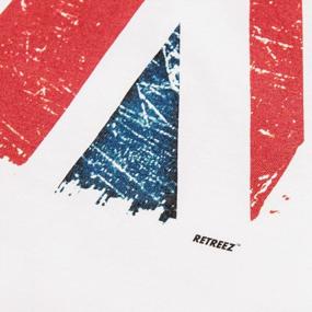 img 1 attached to Vintage British Flag Graphic T-Shirt By Retreez - Union Jack UK Britain Tee