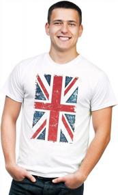 img 4 attached to Vintage British Flag Graphic T-Shirt By Retreez - Union Jack UK Britain Tee