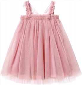 img 3 attached to Flower Girl Perfection: QPANCY Tutus And Tulle Dresses For Little Girls At Weddings, Christmases And More!