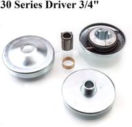 🏎️ high-performance torque converter clutch driver pulley for comet manco 212cc go karts and mini bikes - maximize power with new 30 series 6.5 hp upgrade! логотип