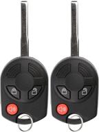 🔑 keylessoption key fob replacement pack of 2 for 164-r8007: enhance car ignition security with keyless entry remote логотип