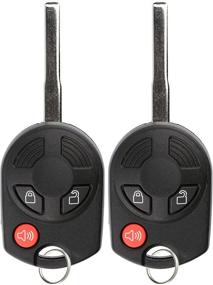 img 4 attached to 🔑 KeylessOption Key Fob Replacement Pack of 2 for 164-R8007: Enhance Car Ignition Security with Keyless Entry Remote