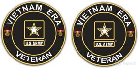 img 4 attached to Vietnam Veteran Military Sticker Window Exterior Accessories