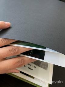 img 8 attached to Большой самоклеящийся фотоальбом с льняной обложкой - включает страницы для фотографий 3X5, 4X6, 5X7 и 8X10. Магнитный альбом для вырезок DIY с 40 пустыми страницами и металлической ручкой (красный, 11X10,6 дюйма)