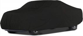 img 3 attached to Protect Your Vehicle In Style With Covermates Contour Fit Car Cover - Heavy-Duty Polyester, Mesh Vent, Elastic Hem | Black Vehicle Covers