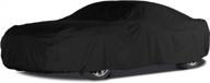 protect your vehicle in style with covermates contour fit car cover - heavy-duty polyester, mesh vent, elastic hem | black vehicle covers logo