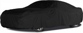 img 4 attached to Protect Your Vehicle In Style With Covermates Contour Fit Car Cover - Heavy-Duty Polyester, Mesh Vent, Elastic Hem | Black Vehicle Covers