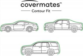 img 1 attached to Protect Your Vehicle In Style With Covermates Contour Fit Car Cover - Heavy-Duty Polyester, Mesh Vent, Elastic Hem | Black Vehicle Covers