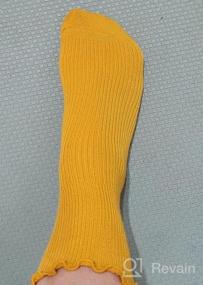 img 5 attached to Warm And Cozy: 3 Pairs Of Wool Cable Knit Knee High Socks For Women