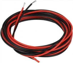 img 4 attached to 18 AWG Silicone Wire 10Ft Red/Black - BNTECHGO Flexible Stranded Copper Cord