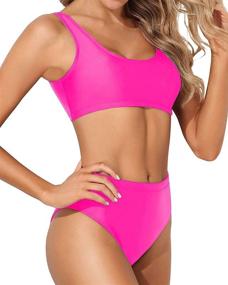 img 1 attached to Tempt Me Bikini Swimsuit Bathing Women's Clothing via Swimsuits & Cover Ups