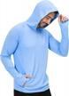 sportneer men's upf 50+ sun protection hoodie - perfect for swimming, fishing, hiking and more! logo