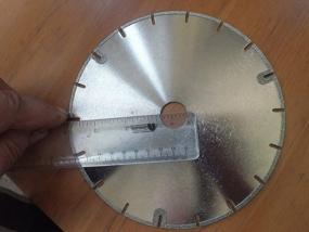 img 2 attached to 7-Inch Diamond Saw Blade For Dry Or Wet Slot Cutting By TechDiamondTools