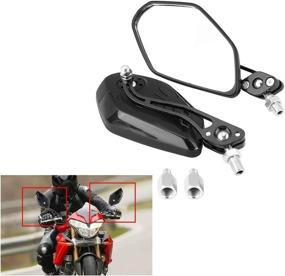 img 3 attached to Qiilu Replacement Motorcycle Rearview Universal Motorcycle & Powersports