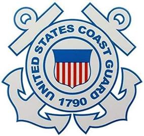 img 1 attached to Coast Guard Round Clear Decal